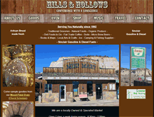 Tablet Screenshot of hillshollows.com